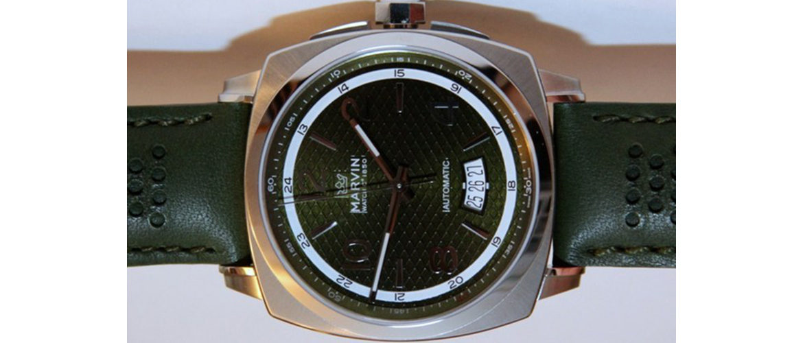 Marvin Malton 160 Cushion Khaki Watch