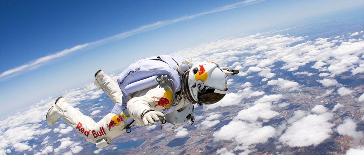 Felix Baumgartner Jumps From The Edge Of Space