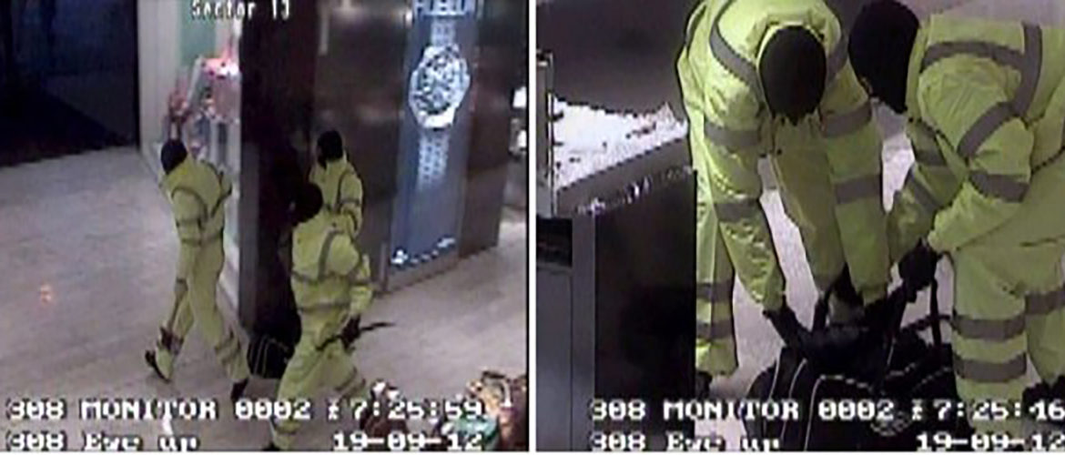 Armed Robbers Steal £1,000,000 in Watches
