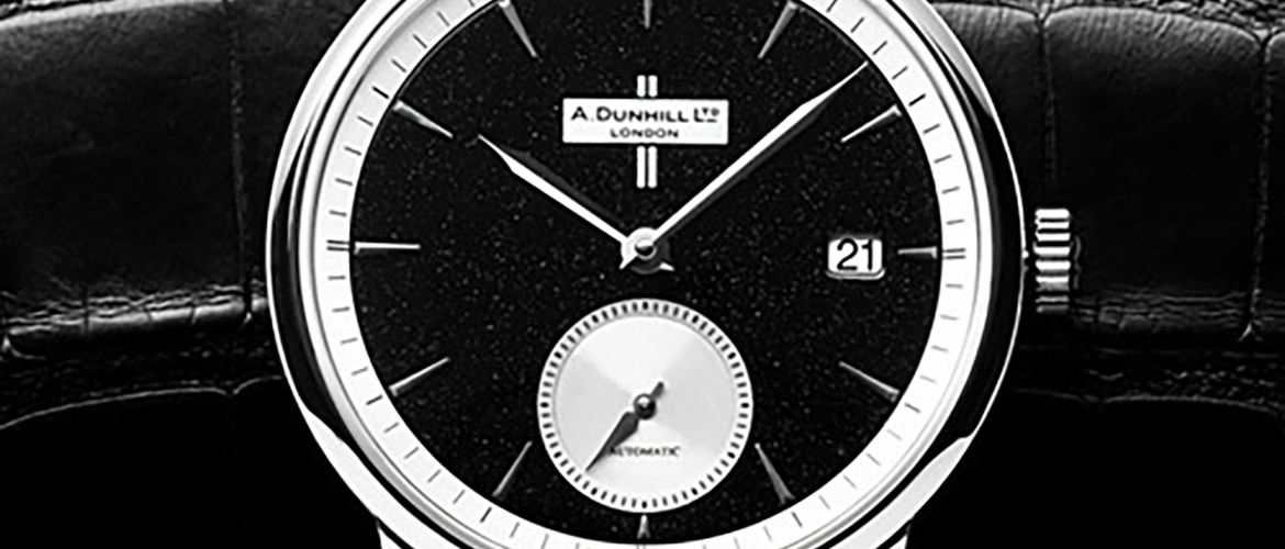 300Magazine Alfred Dunhill Classic Crushed Black Diamond Watch