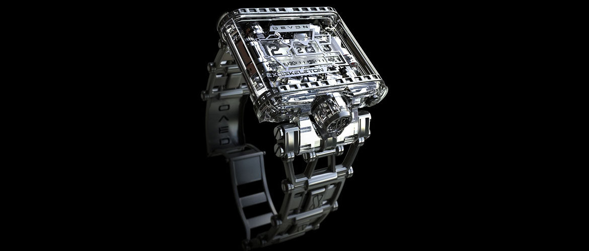 Devon Watches Funky Futuristic Tread 1 Exoskeleton Watch