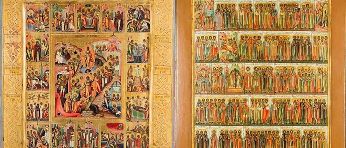 antique Russian icons