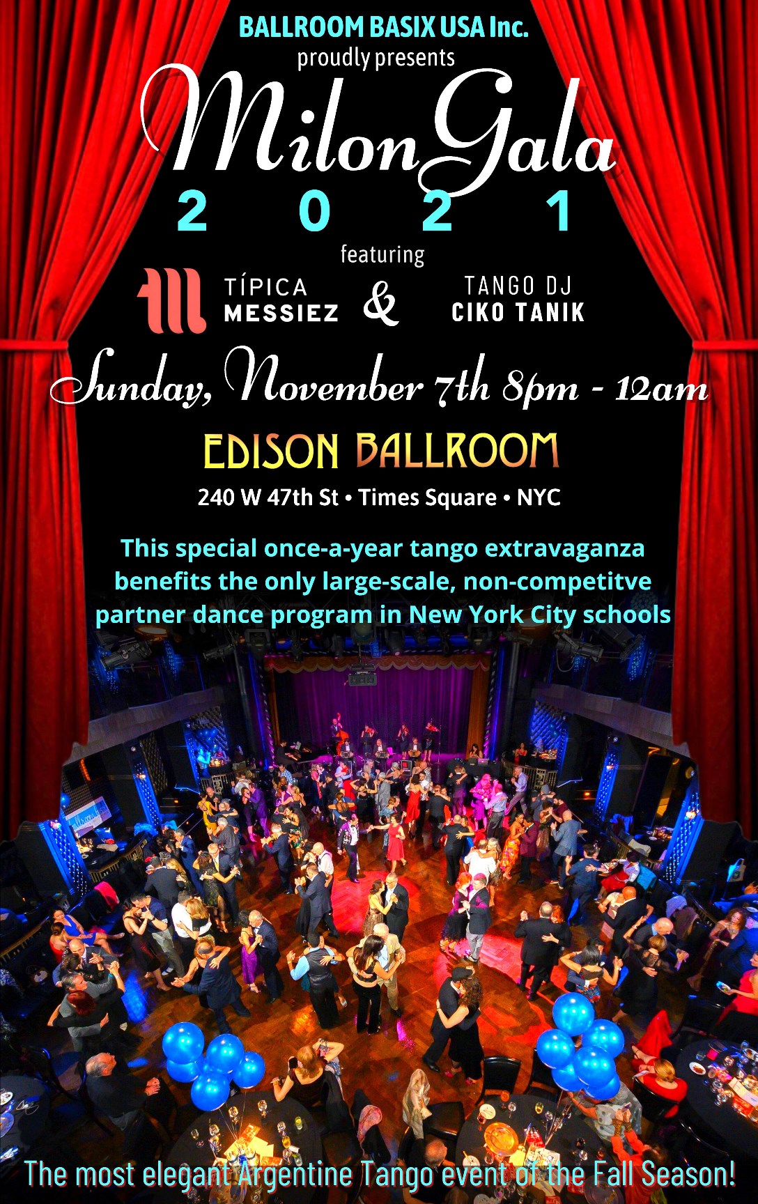 Don’t Miss BALLROOM BASIX’s Charity Dance Show on November 7