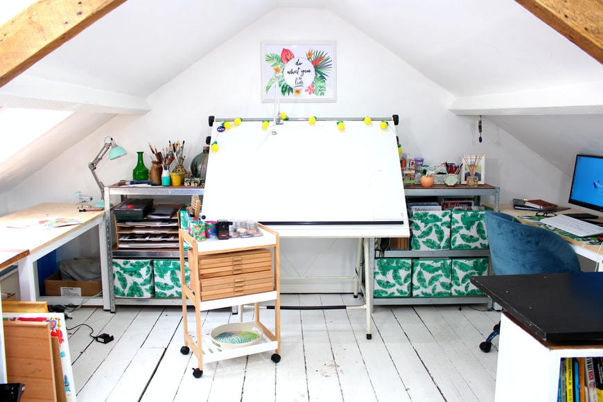 8 Tips on Designing a Home Art Studio - Stampington & Company