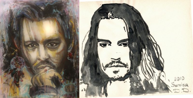 SEMIRA Has Presented a New Portrait of Johnny Depp