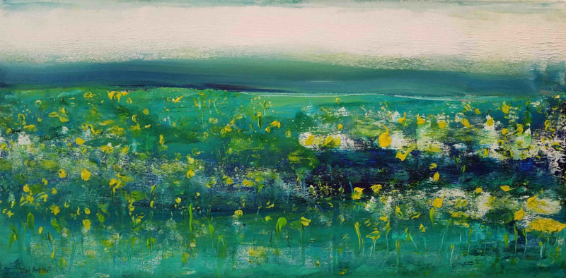 “Flora and Fawna” Presents Floral Landscape Paintings by Vian Borchert