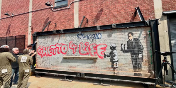 SOLONOI Unites with Fine Art Shippers to Restore the Banksy Mural