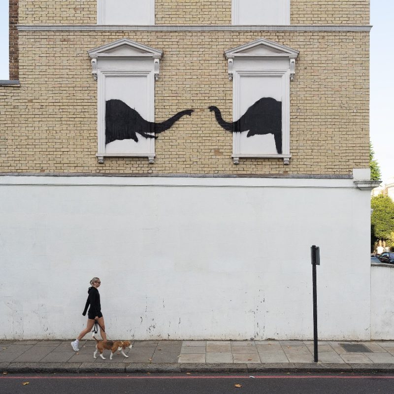 New Banksy Artworks Are Appearing in London Streets This August