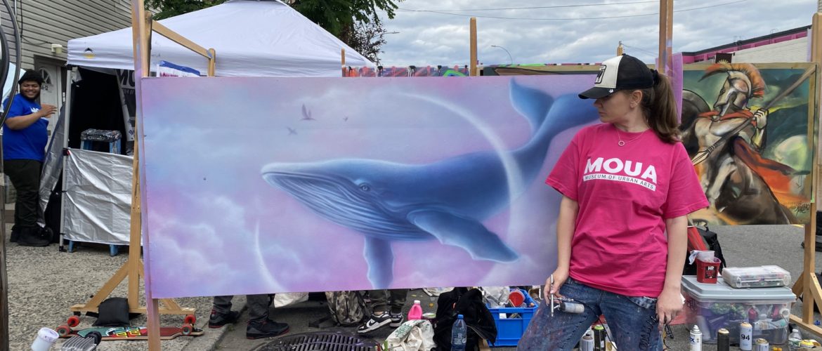 Meet Oleksandra Korolenko, a Ukrainian Mural and Airbrush Artist