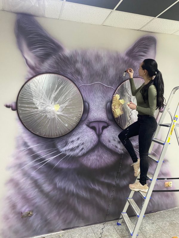 Meet Oleksandra Korolenko, a Ukrainian Mural and Airbrush Artist