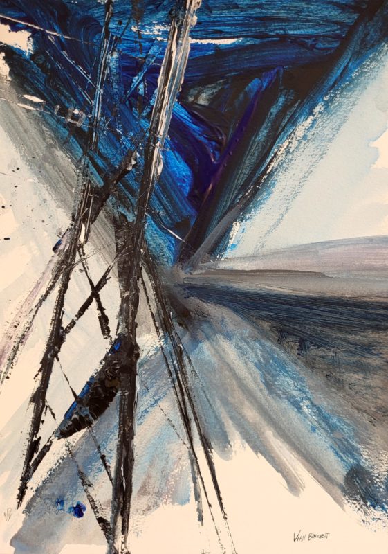 December Events Filled with Abstract Impressionist Art by Vian Borchert