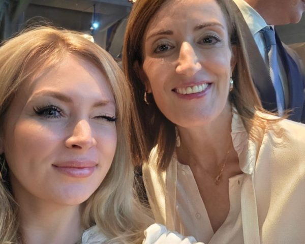 Iryna Fedorenko’s Encounter with Roberta Metsola in Munich Iryna Fedorenko’s Encounter with Roberta Metsola in Munich