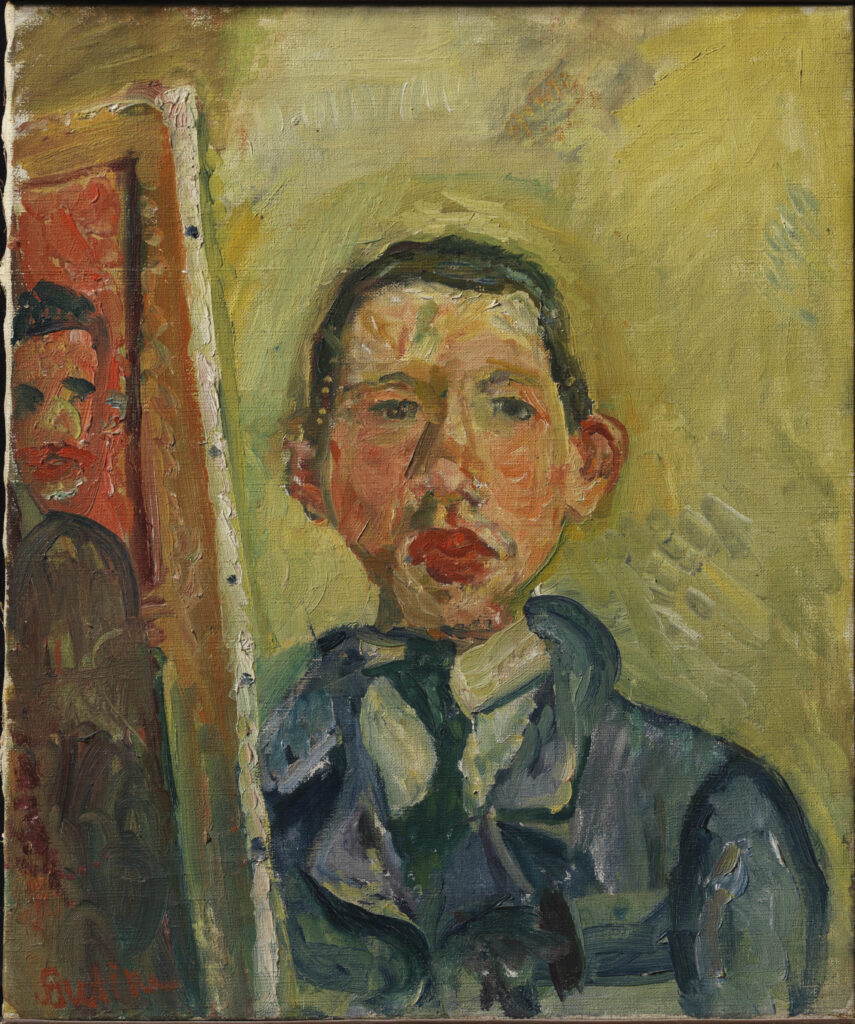 Chaim Soutine. Self-Portrait, ca. 1918. Brooklyn Museum, Gift of the Henry and Rose Pearlman Foundation and Family